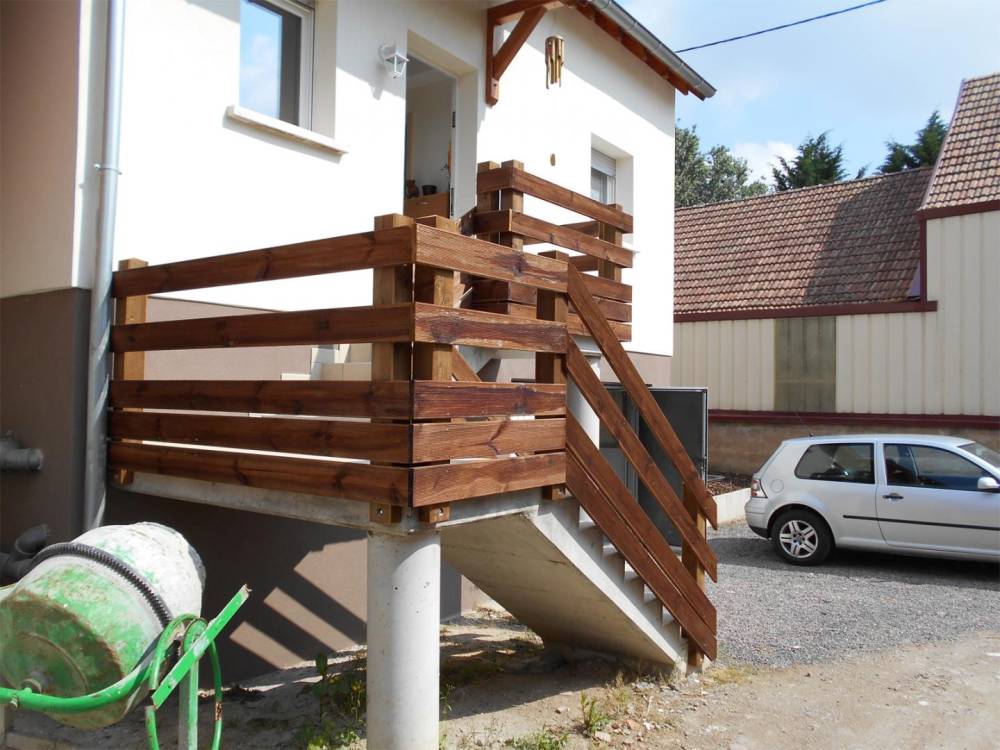 Réalisation escaliser bois