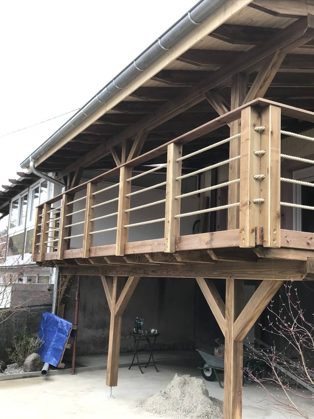 Terrasse Bois hauteur